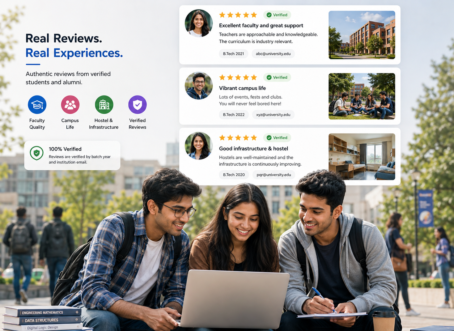 Verified student and alumni reviews